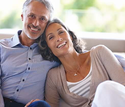 smiling couple