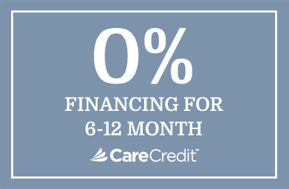 0% Financing for 6-12 Months with CareCredit
