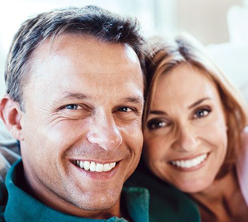 smiling couple